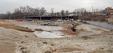 A view of the project looking north. Photo by Aleesia Forni